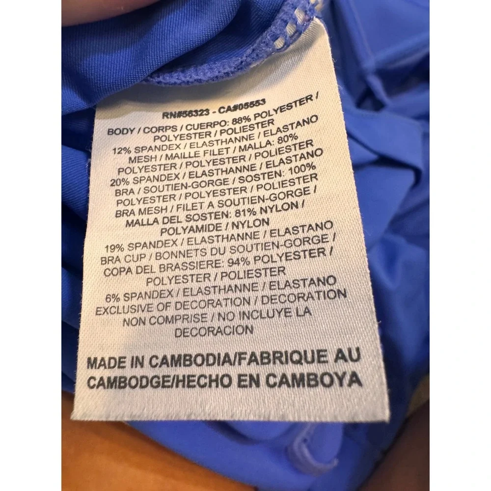 Nike Victoria Azarenka Break Point Blue Tennis Dress M - Picture 4 of 9